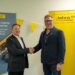 Jabra's Nigel Dunne with TD Synnex's Dave Watts
