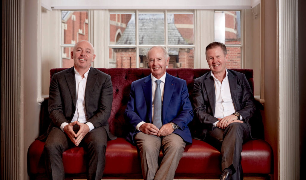 James Rigby, Sir Peter Rigby and Steve Rigby