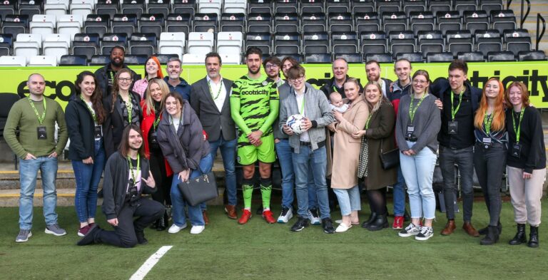 Sumillion team with Forest Green Rovers