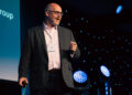 Trustmarque's Simon Williams speaking at Fusion event