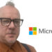 Darren Sharpe with Microsoft logo