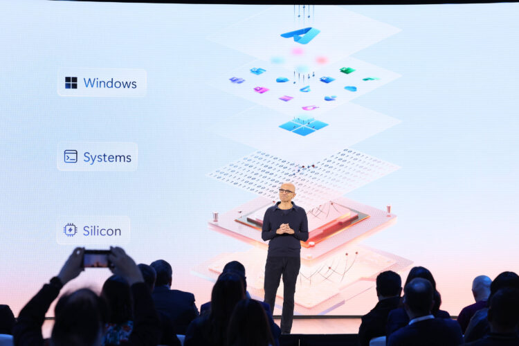 Satya Nadella at Copilot+ launch