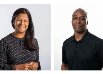 Softcat's Anushka Davies and Computacenter's Dr Colin Williams