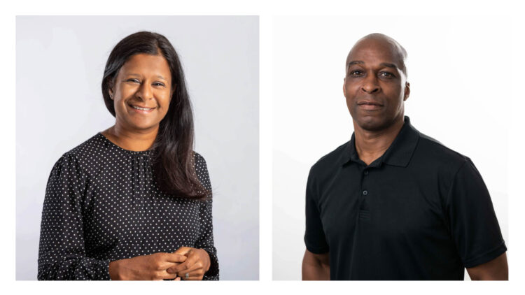 Softcat's Anushka Davies and Computacenter's Dr Colin Williams
