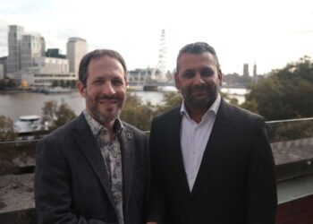 Benn Morris, 3B Data Security CEO and Diptesh Patel, UBDS Group CEO