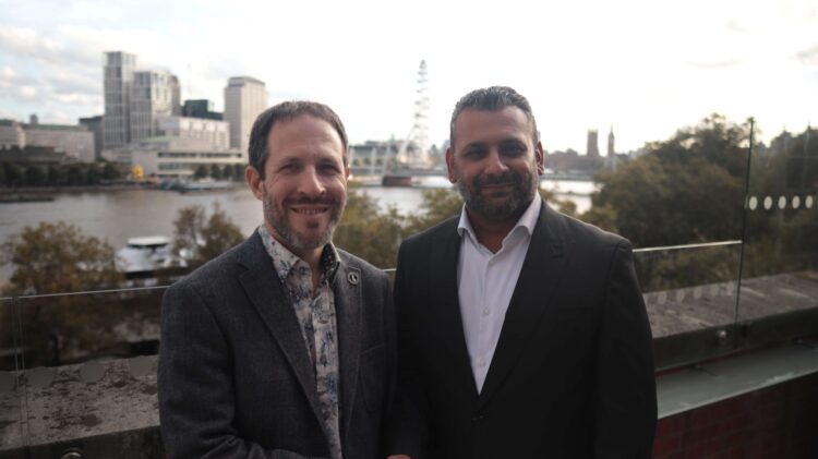 Benn Morris, 3B Data Security CEO and Diptesh Patel, UBDS Group CEO