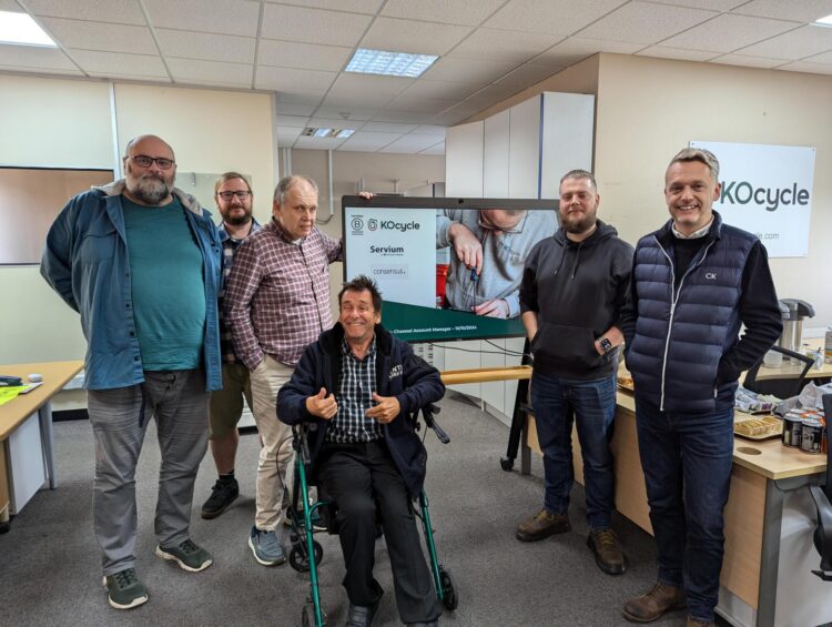 Consensus team at KOcycle Braintree HQ