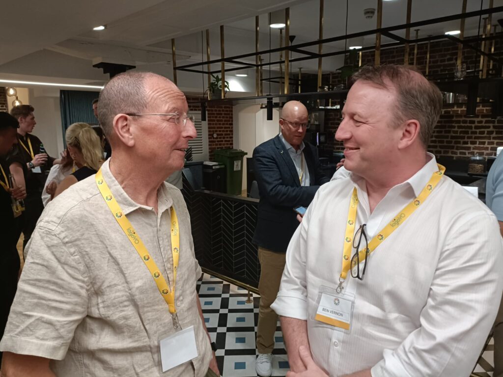 Ian Kilpatrick and Ben Vernon at The Channel Community event