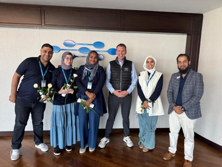 Dave Stevinson, QBS Software, with EMT team