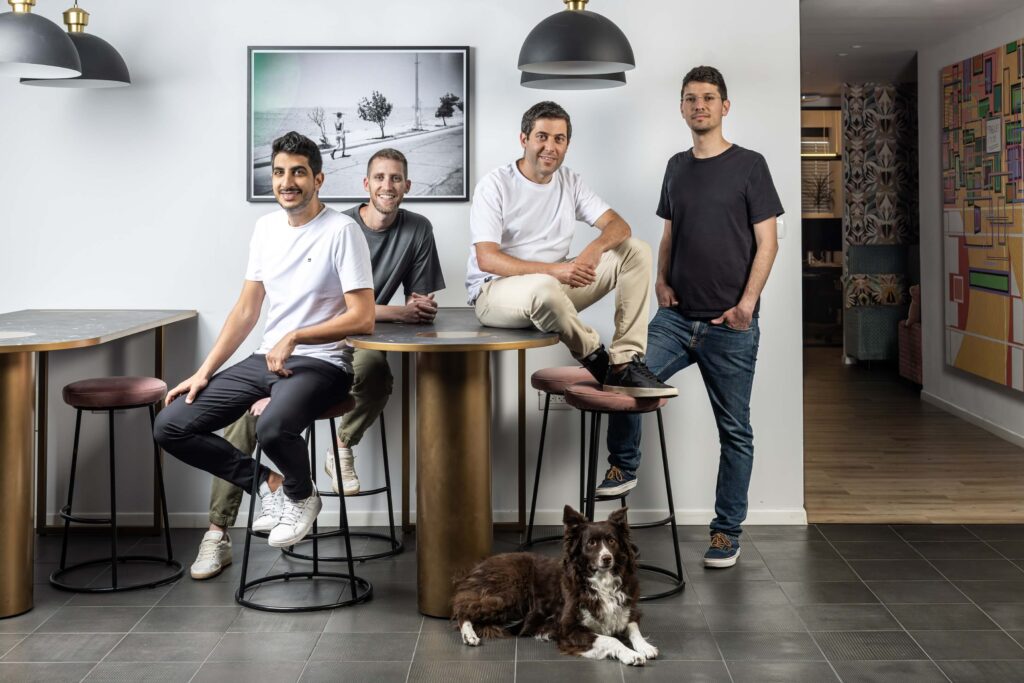 Wiz founders including Roy Reznik (right). Credit - Avishag Shaar-Yashuv