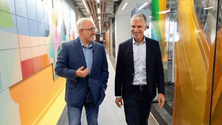 Antonio Neri, HPE and Rami Rahim, Juniper