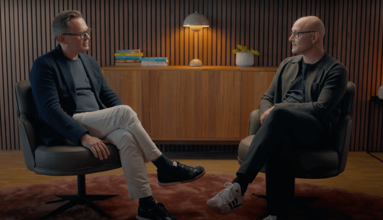 Qodea CEO Alan Paton with TIQQE CEO Joakim Restadh