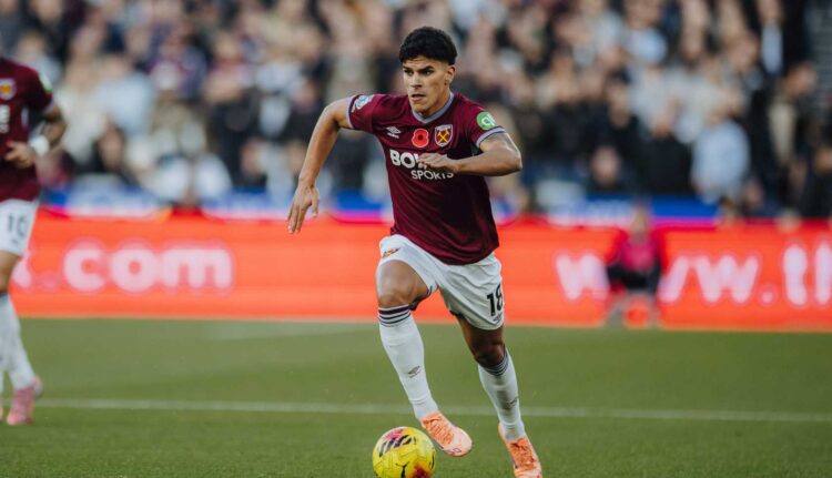 West Ham United's Mateus Fernandes