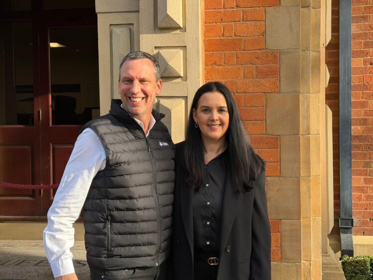 Kerrie Steenkamp with Dave Stevinson, QBS
