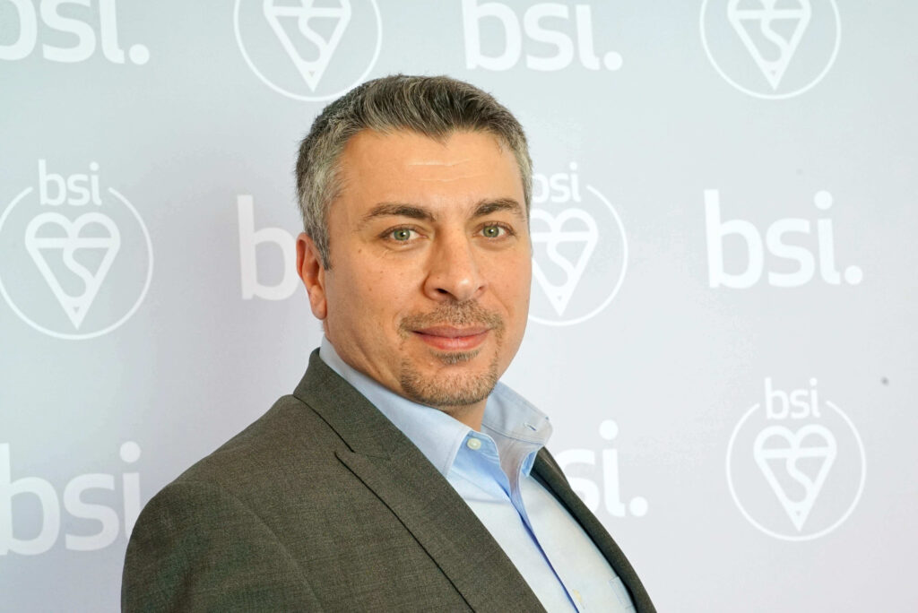 Shahm Barhom, Managing Director, Product Certification at BSI
