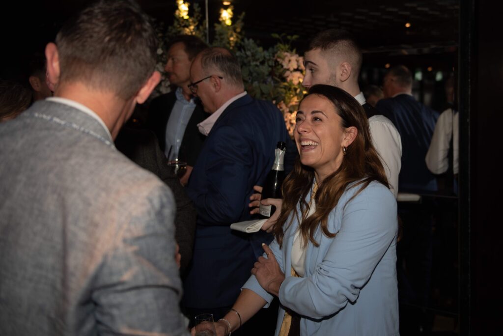 Oxygen 250 2026 dinner - Melissa Rambridge with Rob Quickenden