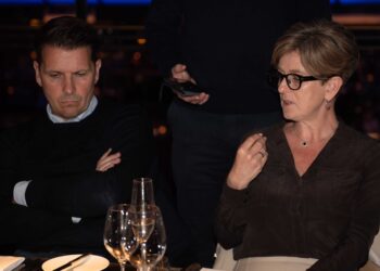 Neil Hall and Sarah Shields, Oxygen 250 2026 dinner