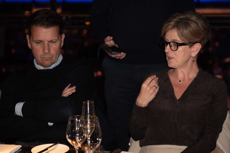 Neil Hall and Sarah Shields, Oxygen 250 2026 dinner