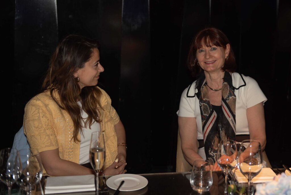 Melissa Rambridge and Yolanta Gill, Oxygen 250 2026 dinner