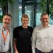 Georgy Bouchkov, Lead West Europe Region, TBS Group, Tim Gaynor, CEO Ideal, and Ivan Zhitiyanov, CEO, TBS Group