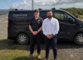 Neill Ferguson, Founder of Comvista with Phillip Emanuel, Comms Director, Flotek